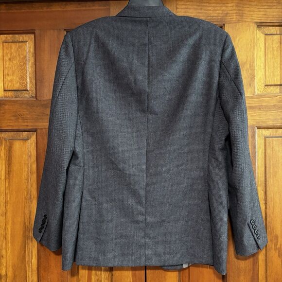 Hickey Freeman Milburn II Sport Coat Blazer Jacket Men’s Size 44R Gray Wool USA - Picture 3 of 11